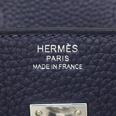 エルメス HERMES バーキン25 ブルーニュイ トゴ ハンドバッグ シルバー金具 新品 未使用 紺 2025年製