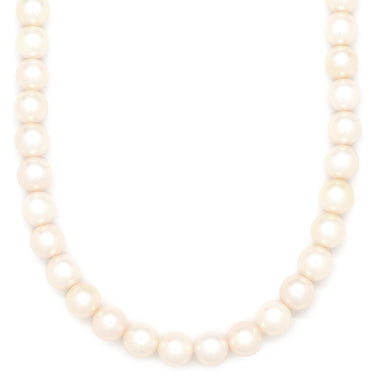 ミキモト MIKIMOTO あこやパール ネックレス イヤリング セット パールホワイト パール シルバー ネックレス シルバー金具 MIKIMOTO 真珠 アコヤ ラウンドシェイプ１連 ねじ式