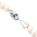ミキモト MIKIMOTO あこやパール ネックレス イヤリング セット パールホワイト パール シルバー ネックレス シルバー金具 MIKIMOTO 真珠 アコヤ ラウンドシェイプ１連 ねじ式
