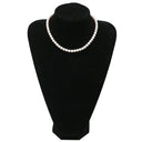 ミキモト MIKIMOTO あこやパール ネックレス イヤリング セット パールホワイト パール シルバー ネックレス シルバー金具 MIKIMOTO 真珠 アコヤ ラウンドシェイプ１連 ねじ式