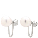 ミキモト MIKIMOTO あこやパール ネックレス イヤリング セット パールホワイト パール シルバー ネックレス シルバー金具 MIKIMOTO 真珠 アコヤ ラウンドシェイプ１連 ねじ式