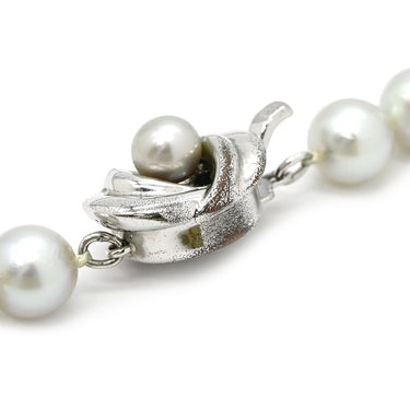 タサキ TASAKI あこやパール 7.0-7.5mm シルバーグレー シルバー パール ネックレス シルバー金具 TASAKI silver 真珠 ラウンドシェイプ