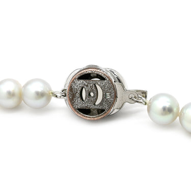 タサキ TASAKI あこやパール 7.0-7.5mm シルバーグレー シルバー パール ネックレス シルバー金具 TASAKI silver 真珠 ラウンドシェイプ
