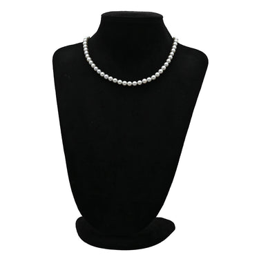 タサキ TASAKI あこやパール 7.0-7.5mm シルバーグレー シルバー パール ネックレス シルバー金具 TASAKI silver 真珠 ラウンドシェイプ
