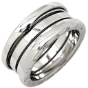 ブルガリ Bvlgari ビーゼロワン B-zero1 2バンドリング ホワイトゴールド K18WG #54(JP14) リング 指輪 750 18金 WG 13号