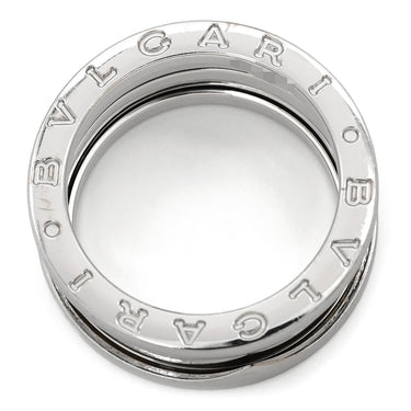 ブルガリ Bvlgari ビーゼロワン B-zero1 2バンドリング ホワイトゴールド K18WG #54(JP14) リング 指輪 750 18金 WG 13号