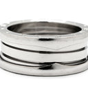ブルガリ Bvlgari ビーゼロワン B-zero1 2バンドリング ホワイトゴールド K18WG #54(JP14) リング 指輪 750 18金 WG 13号