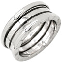 ブルガリ BVLGARI ビーゼロワン B-zero1 3バンド 323538 ホワイトゴールド K18WG #60 リング 指輪 Au750 18K 18金 19号