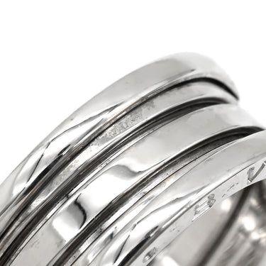 ブルガリ BVLGARI ビーゼロワン B-zero1 3バンド 323538 ホワイトゴールド K18WG #60 リング 指輪 Au750 18K 18金 19号