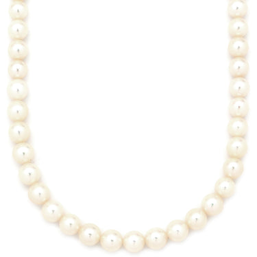 タサキ TASAKI あこやパール 5.5-6.0mm パールホワイト×シルバー シルバー パール ネックレス TASAKI silver 真珠 ラウンドシェイプ
