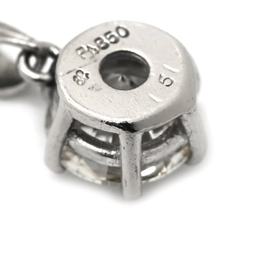 ノンブランド NON BRAND ダイヤモンド 1.51ct ソリティアペンダント プラチナシルバー Pt850 ダイヤモンド ネックレス 1P 1粒 6本爪 ブリリアントカット Ptプラチナ