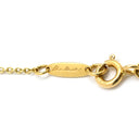 ティファニー Tiffany & Co ダブルループ イエローゴールド K18YG ネックレス エルサペレッティ 750 18金 YG