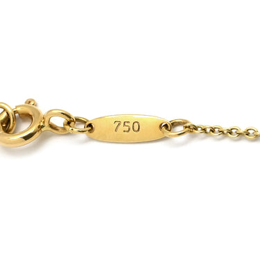 ティファニー Tiffany & Co ダブルループ イエローゴールド K18YG ネックレス エルサペレッティ 750 18金 YG