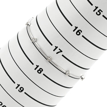 タサキ TASAKI 8Pダイヤブレス 19040416-0009 ホワイトゴールド K18WG ダイヤモンド ブレスレット Au750 18K 8石 ダイヤモンド