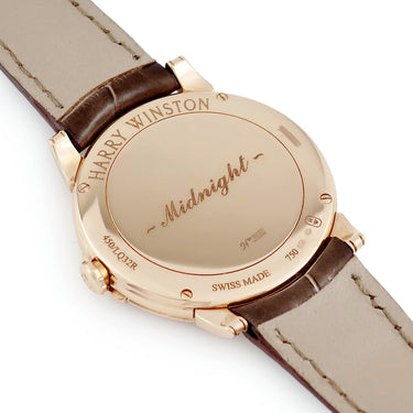 腕時計 ハリーウィンストン Harry Winston ミッドナイト 450/LQ32RL.W1/D3.1 クオーツ レディース K18RG無垢 純正ダイヤ バー