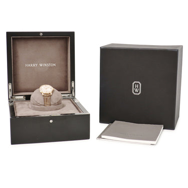 腕時計 ハリーウィンストン Harry Winston ミッドナイト 450/LQ32RL.W1/D3.1 クオーツ レディース K18RG無垢 純正ダイヤ バー