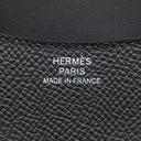 エルメス HERMES コンスタンス スリム ウォレット ブラック ヴォーエプソン 二つ折り財布 シルバー金具 黒 2025年製