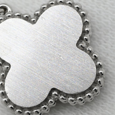 ヴァンクリーフアーペル Van Cleef & Arpels ヴィンテージ アルハンブラ 2020年ホリデー VCARP6L800 ホワイトゴールド K18WG ダイヤモンド ネックレス ギヨシェ 750 ダイヤ