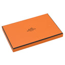エルメス HERMES エトリエ ドゥーブルトゥール ブラック×シルバー メタル レザー T2 ブレスレット レザーブレスレット 2連 黒 あぶみモチーフ