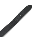 エルメス HERMES エトリエ ドゥーブルトゥール ブラック×シルバー メタル レザー T2 ブレスレット レザーブレスレット 2連 黒 あぶみモチーフ
