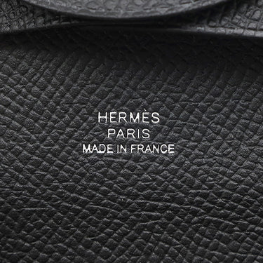 エルメス HERMES バスティア ブラック ヴォーエプソン コインケース 黒