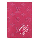 ルイヴィトン LOUIS VUITTON パスポートカバー クーヴェルテュール パスポール M26831 ローズポンディシェリ レザー モノグラムヘリテージキャンバス パスポートケース 未使用
