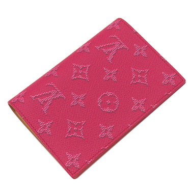 ルイヴィトン LOUIS VUITTON パスポートカバー クーヴェルテュール パスポール M26831 ローズポンディシェリ レザー モノグラムヘリテージキャンバス パスポートケース 未使用
