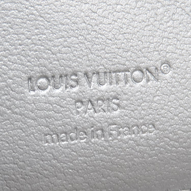 ルイヴィトン LOUIS VUITTON ポルトフォイユ ユー M26768 シルバー レザー 二つ折り財布 シルバー金具 コンパクト LVスキー メタリック 日本限定