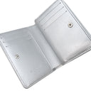 ルイヴィトン LOUIS VUITTON ポルトフォイユ ユー M26768 シルバー レザー 二つ折り財布 シルバー金具 コンパクト LVスキー メタリック 日本限定