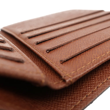 ルイヴィトン LOUIS VUITTON ポルトビエ 10 カルトクレディ M60883 モノグラム モノグラムキャンバス 二つ折り財布 茶 札入れ カード入れ