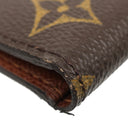 ルイヴィトン LOUIS VUITTON ポルトビエ 10 カルトクレディ M60883 モノグラム モノグラムキャンバス 二つ折り財布 茶 札入れ カード入れ