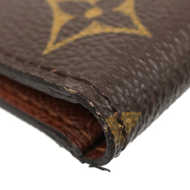 ルイヴィトン LOUIS VUITTON ポルトビエ 10 カルトクレディ M60883 モノグラム モノグラムキャンバス 二つ折り財布 茶 札入れ カード入れ