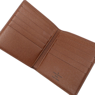 ルイヴィトン LOUIS VUITTON ポルトビエ 10 カルトクレディ M60883 モノグラム モノグラムキャンバス 二つ折り財布 茶 札入れ カード入れ