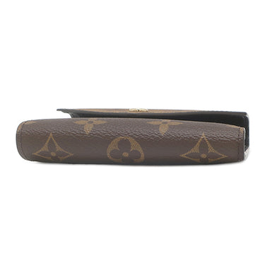 ルイヴィトン LOUIS VUITTON ポルトフォイユ ヴィクトリーヌ M81557 モノグラムリバース モノグラムキャンバス モノグラムリバースキャンバス 三つ折り財布 ゴールド金具 コンパクト財布