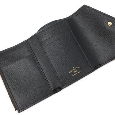 ルイヴィトン LOUIS VUITTON ポルトフォイユ ヴィクトリーヌ M81557 モノグラムリバース モノグラムキャンバス モノグラムリバースキャンバス 三つ折り財布 ゴールド金具 コンパクト財布