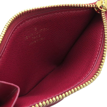 ルイヴィトン LOUIS VUITTON ポルトカルト ジップ M67889 フューシャ 