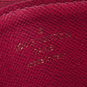 ルイヴィトン LOUIS VUITTON ポルトカルト ジップ M67889 フューシャ モノグラムキャンバス レザー コインケース ゴールド金具 茶 フラグメントケース