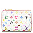 ルイヴィトン LOUIS VUITTON ポルトフォイユ リサ M27736 マルチカラー モノグラムマルチカラー 二つ折り財布 ゴールド金具 茶 ピンク コンパクト