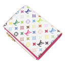 ルイヴィトン LOUIS VUITTON ポルトフォイユ リサ M27736 マルチカラー モノグラムマルチカラー 二つ折り財布 ゴールド金具 茶 ピンク コンパクト