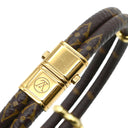 ルイヴィトン LOUIS VUITTON ブラスレ キープイット トゥワイス M6640 モノグラム モノグラムキャンバス GP ブレスレット ゴールド金具 GP×PVC