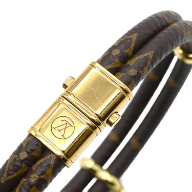 ルイヴィトン LOUIS VUITTON ブラスレ キープイット トゥワイス M6640 モノグラム モノグラムキャンバス GP ブレスレット ゴールド金具 GP×PVC