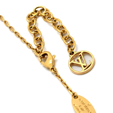 ルイヴィトン LOUIS VUITTON コリエ ハート フォーリンラブ M00465 ゴールド GP ネックレス
