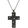 ダミアーニ DAMIANI メトロポリタンドリーム 6Pダイヤ ペンダント ブラック K18WG ダイヤモンド ネックレス クロス 十字架 WG ブルニート加工