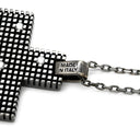 ダミアーニ DAMIANI メトロポリタンドリーム 6Pダイヤ ペンダント ブラック K18WG ダイヤモンド ネックレス クロス 十字架 WG ブルニート加工