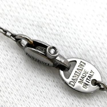 ダミアーニ DAMIANI メトロポリタンドリーム 6Pダイヤ ペンダント ブラック K18WG ダイヤモンド ネックレス クロス 十字架 WG ブルニート加工