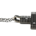 ダミアーニ DAMIANI メトロポリタンドリーム 6Pダイヤ ペンダント ブラック K18WG ダイヤモンド ネックレス クロス 十字架 WG ブルニート加工