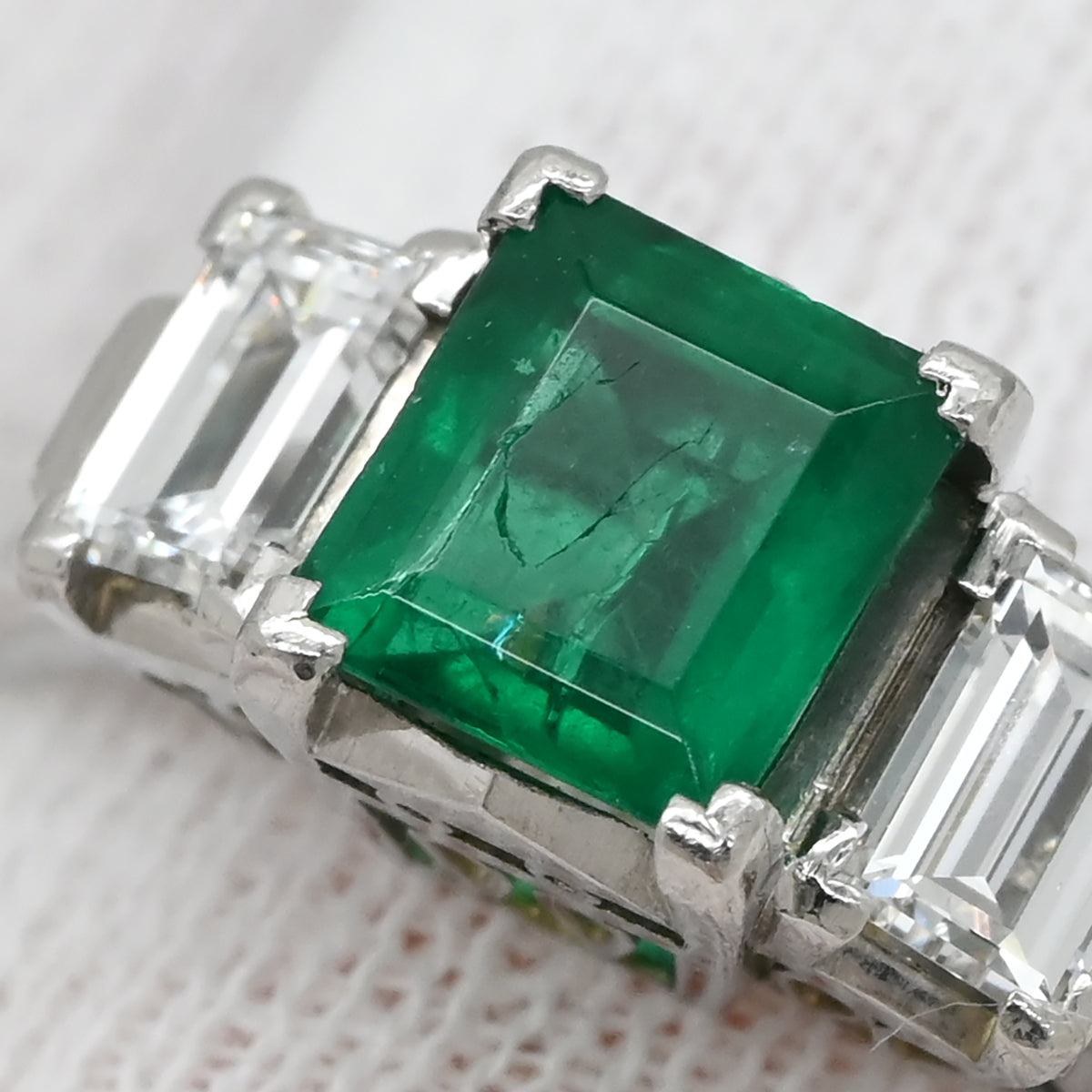 ノンブランド NON BRAND エメラルド 0.84ct ダイヤモンド 0.53ct