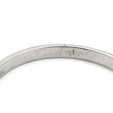 ノンブランド NON BRAND エメラルド 0.84ct ダイヤモンド 0.53ct グリーン×プラチナシルバー Pt900 エメラルド ダイヤモンド リング 指輪 緑 スクエア トリロジー スリーストーン 17号