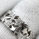 スタージュエリー STAR JEWELRY 2002年クリスマス限定 ダイヤリング ホワイトゴールド K18WG ダイヤモンド リング 指輪 星 スター 750 18K WG 9.5号