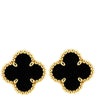 ヴァンクリーフアーペル Van Cleef & Arpels スウィート アルハンブラ VCARA44900 ブラック×イエローゴールド K18YG オニキス ピアス 黒 オニキス 750 YG 18K 両耳用